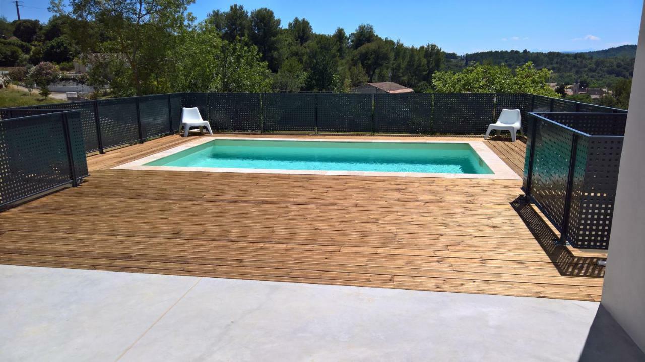 Villa Piscine Sud France Verzeille Экстерьер фото