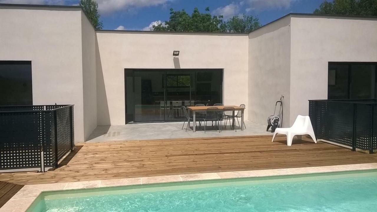 Villa Piscine Sud France Verzeille Экстерьер фото