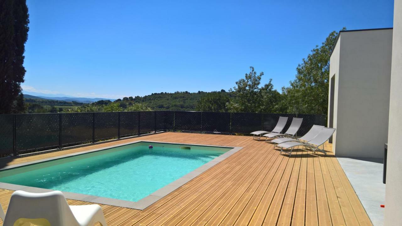 Villa Piscine Sud France Verzeille Экстерьер фото